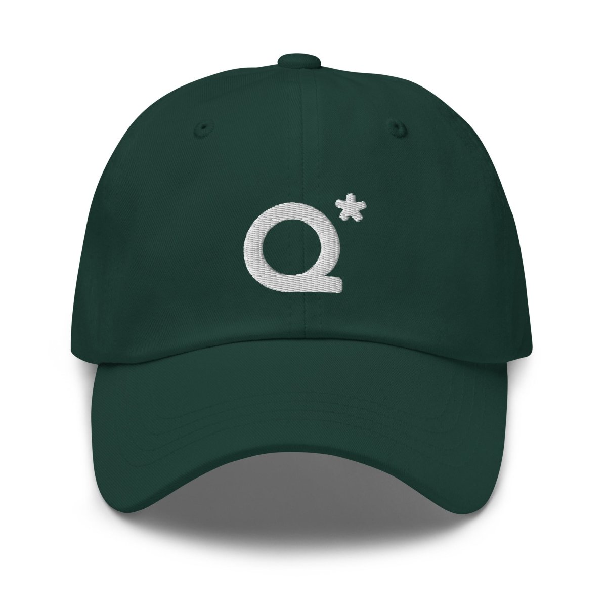 Q* (Q - Star) Embroidered Cap 1 - Spruce - AI Store