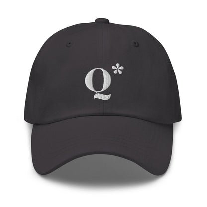 Q* (Q - Star) Embroidered Cap 3 - Dark Grey - AI Store