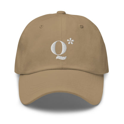 Q* (Q - Star) Embroidered Cap 3 - Khaki - AI Store