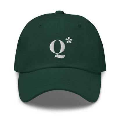 Q* (Q - Star) Embroidered Cap 3 - Spruce - AI Store