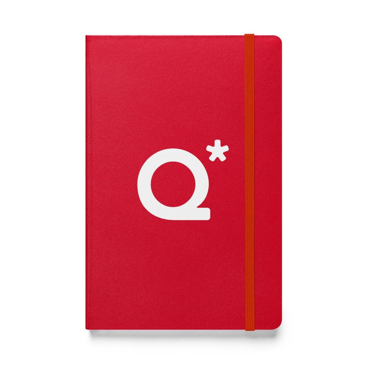 Q* (Q - Star) Hardcover Bound Notebook 1 - Red - AI Store