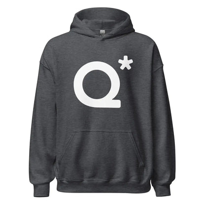 Q* (Q-Star) Hoodie 1 (unisex) - Dark Heather / M