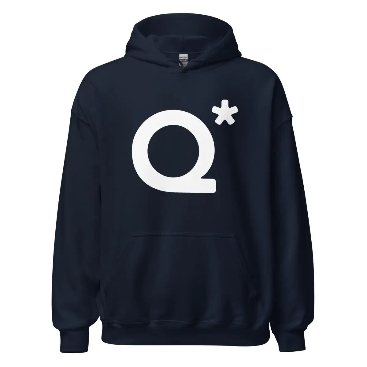 Q* (Q-Star) Hoodie 1 (unisex) - Navy / M