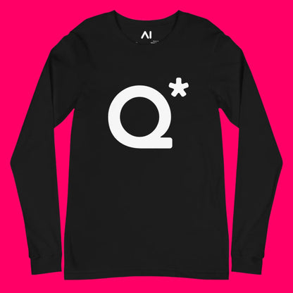 The Q* (q-star) Long Sleeve T-shirt (unisex).