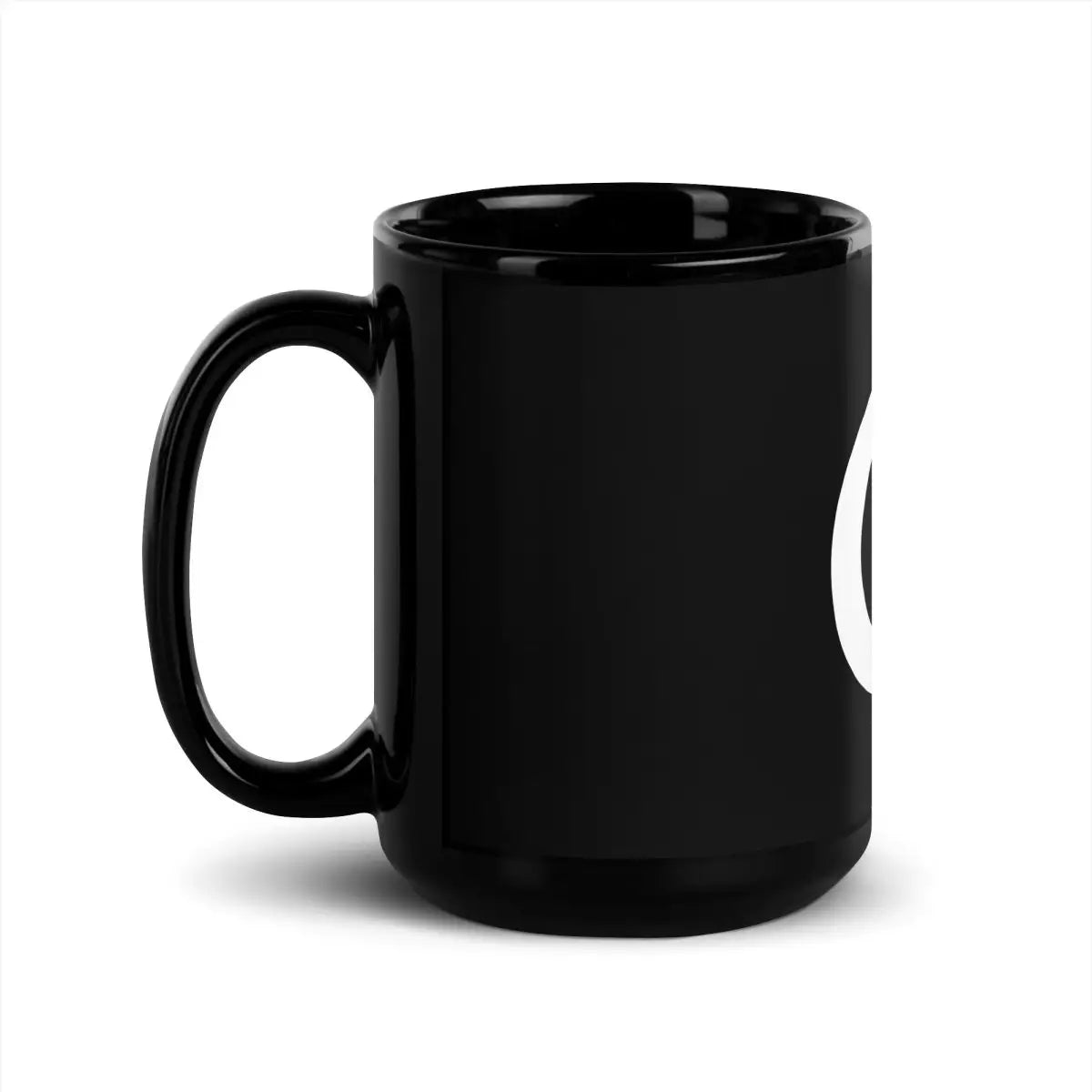 Q* (Q-Star) on Black Glossy Mug 1