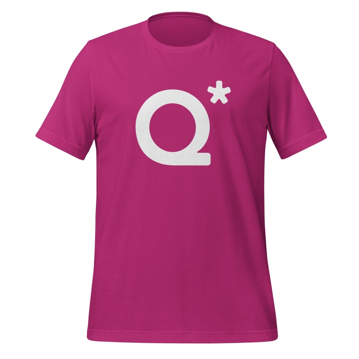 Q* (Q - Star) T - Shirt 1 (unisex) - Berry - AI Store
