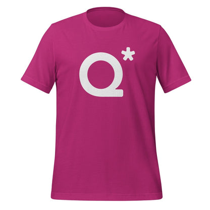Q* (Q - Star) T - Shirt 1 (unisex) - Berry - AI Store