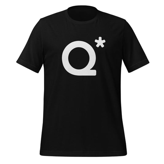 Q* (Q - Star) T - Shirt 1 (unisex) - Black - AI Store