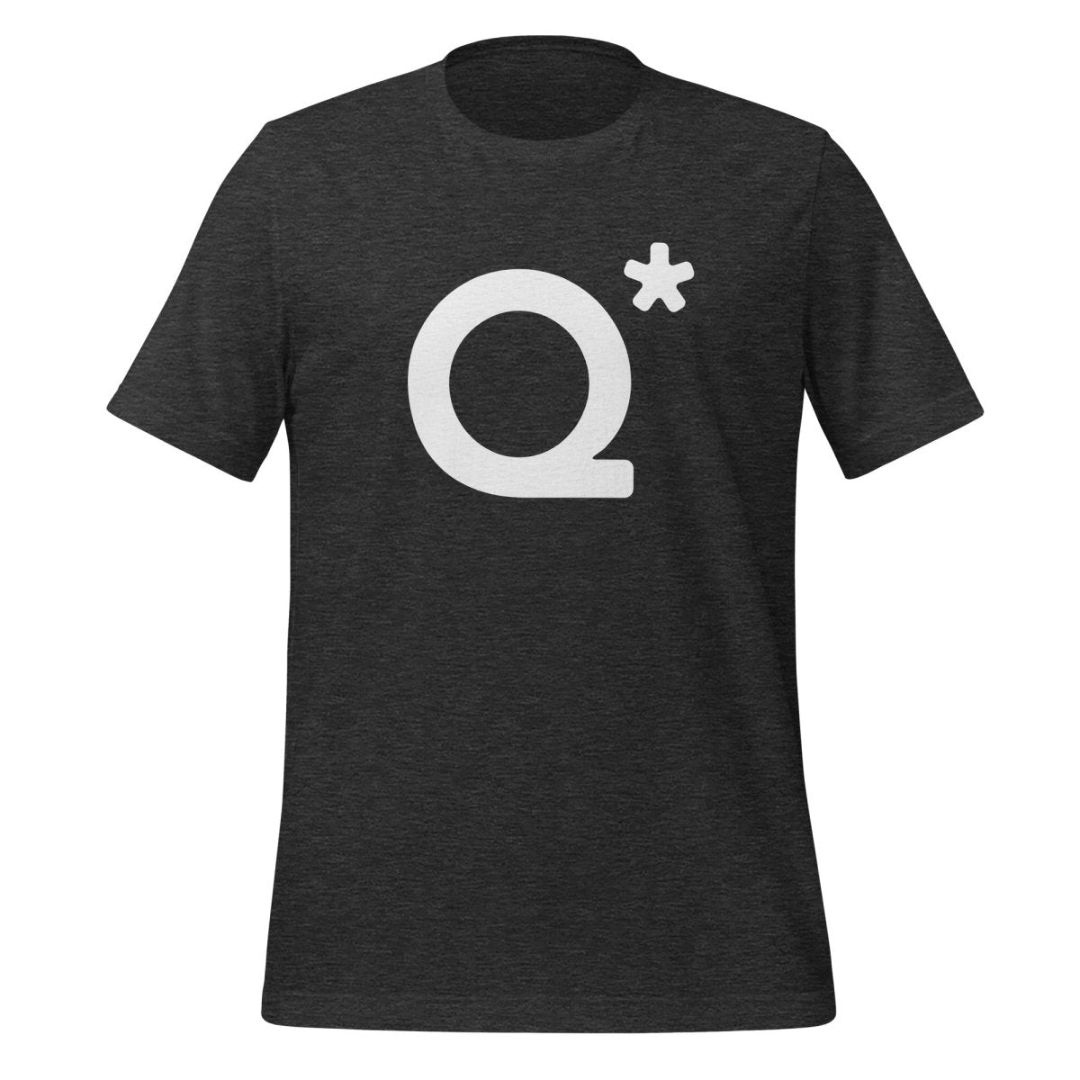 Q* (Q - Star) T - Shirt 1 (unisex) - Dark Grey Heather - AI Store