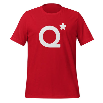 Q* (Q - Star) T - Shirt 1 (unisex) - Red - AI Store