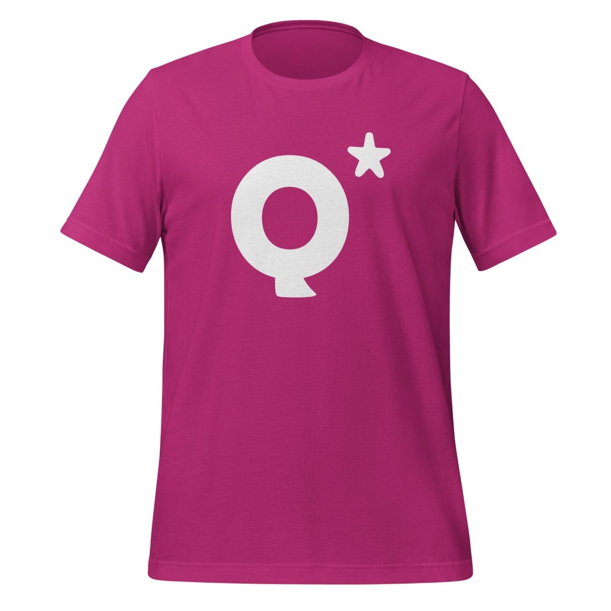 Q* (Q - Star) T-Shirt 2 (unisex) - Berry - AI Store