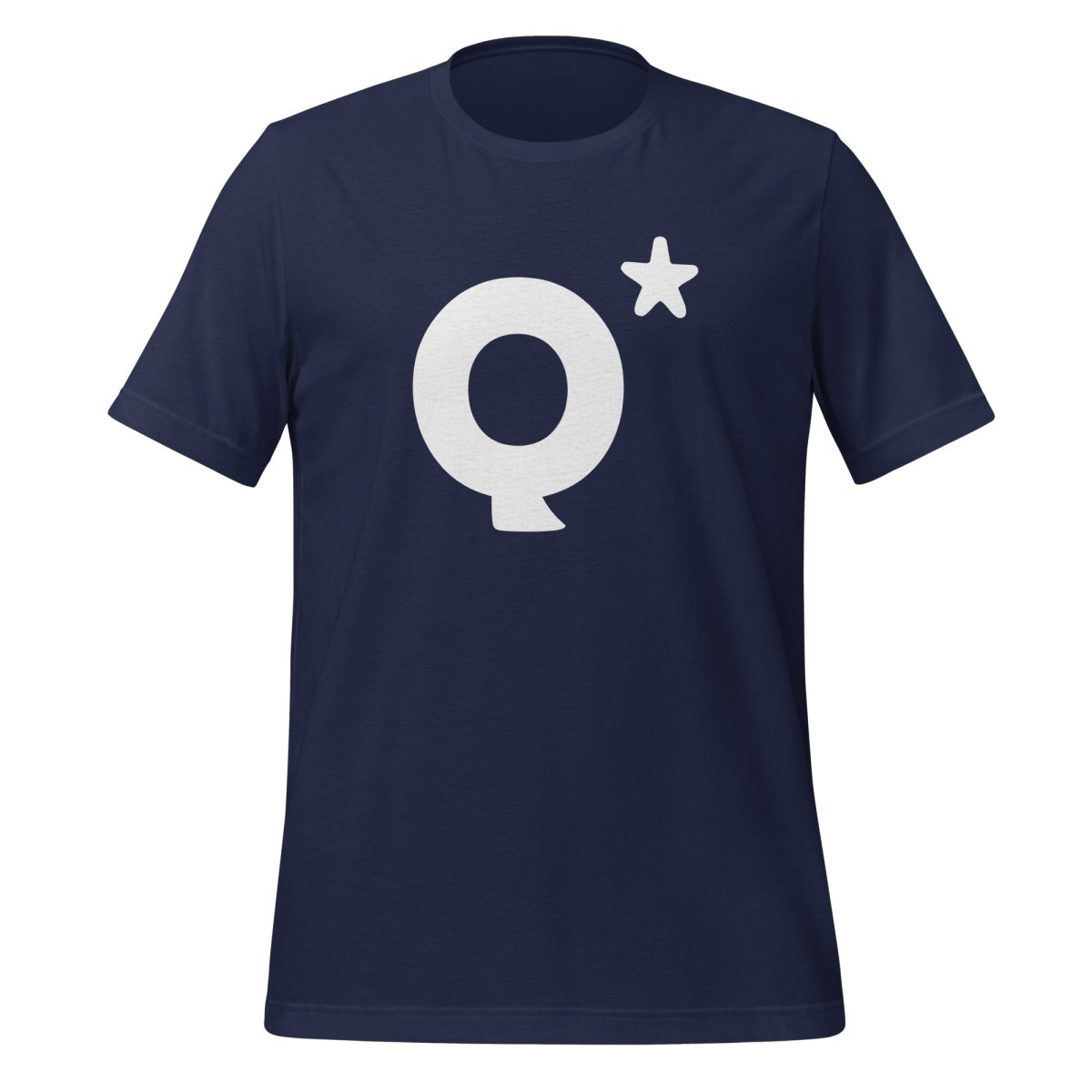 Q* (Q - Star) T-Shirt 2 (unisex) - Navy - AI Store