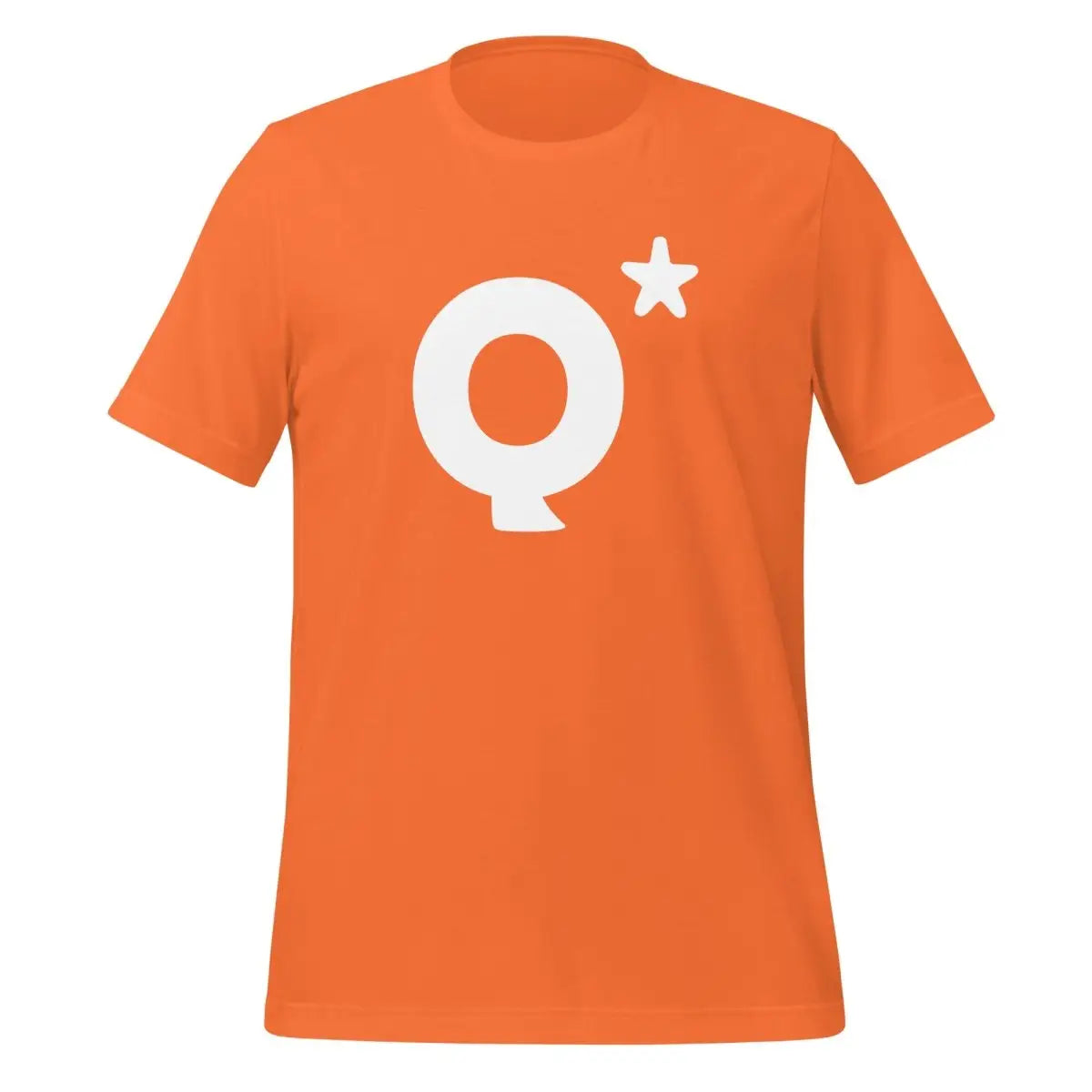 The Q* (q-star) T-shirt 2 (unisex) Orange / m.