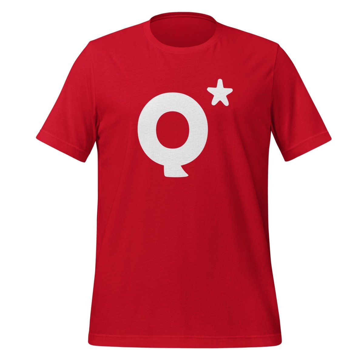 Q* (Q - Star) T-Shirt 2 (unisex) - Red - AI Store