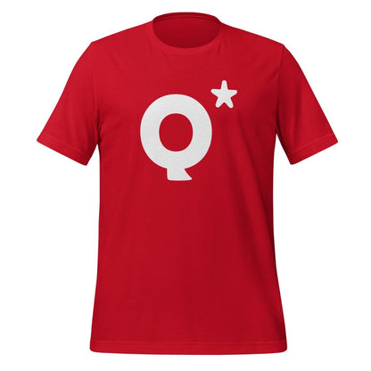 Q* (Q - Star) T-Shirt 2 (unisex) - Red - AI Store