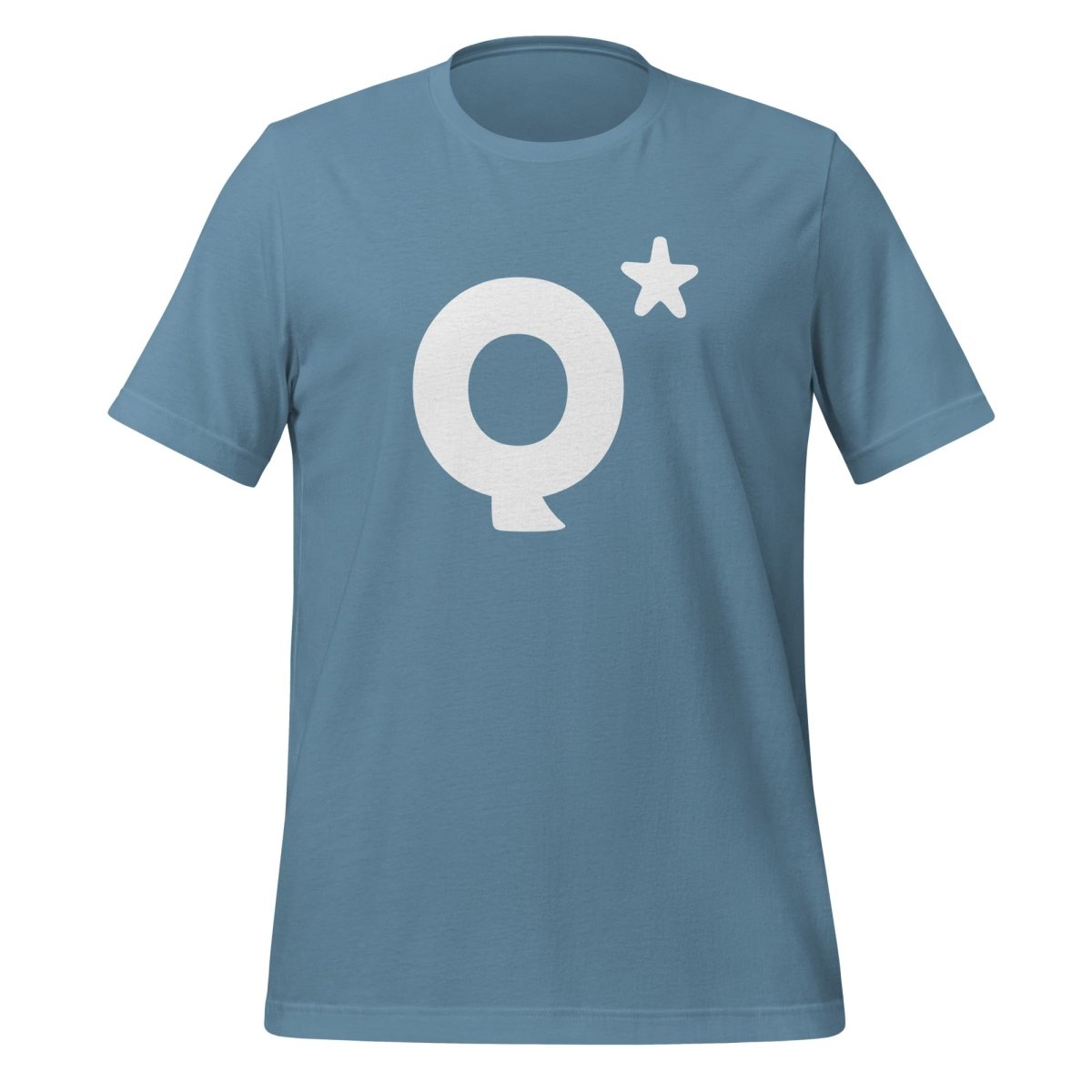 Q* (Q - Star) T-Shirt 2 (unisex) - Steel Blue - AI Store