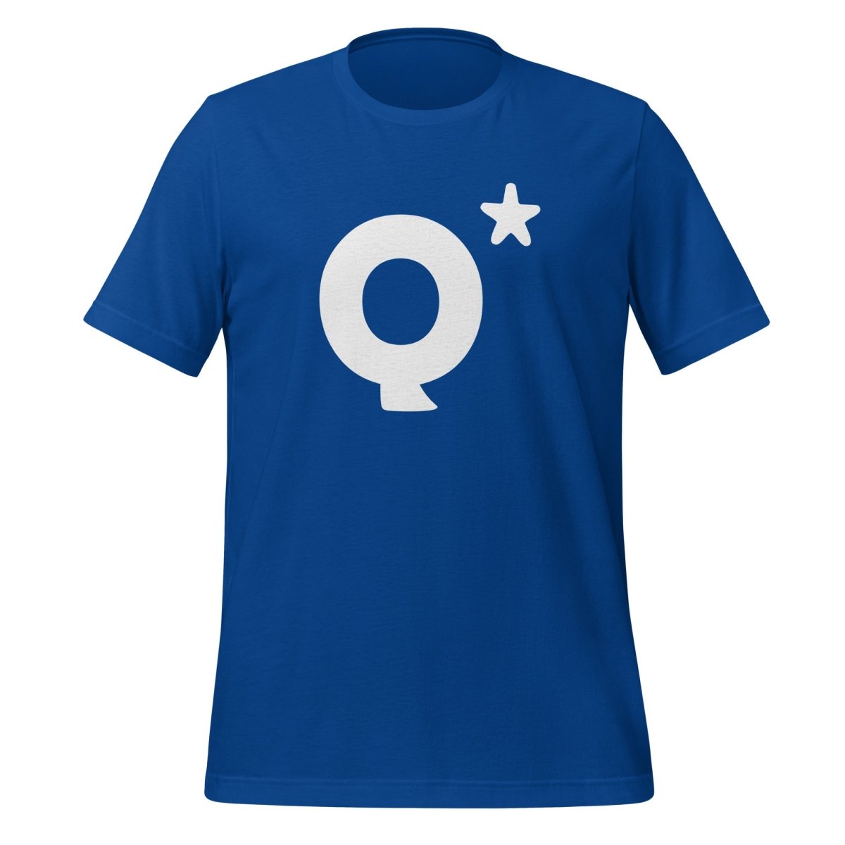 Q* (Q - Star) T-Shirt 2 (unisex) - True Royal - AI Store