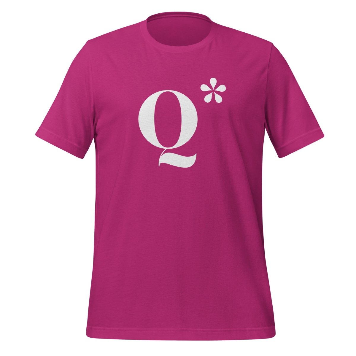 Q* (Q - Star) T-Shirt 3 (unisex) - Berry - AI Store