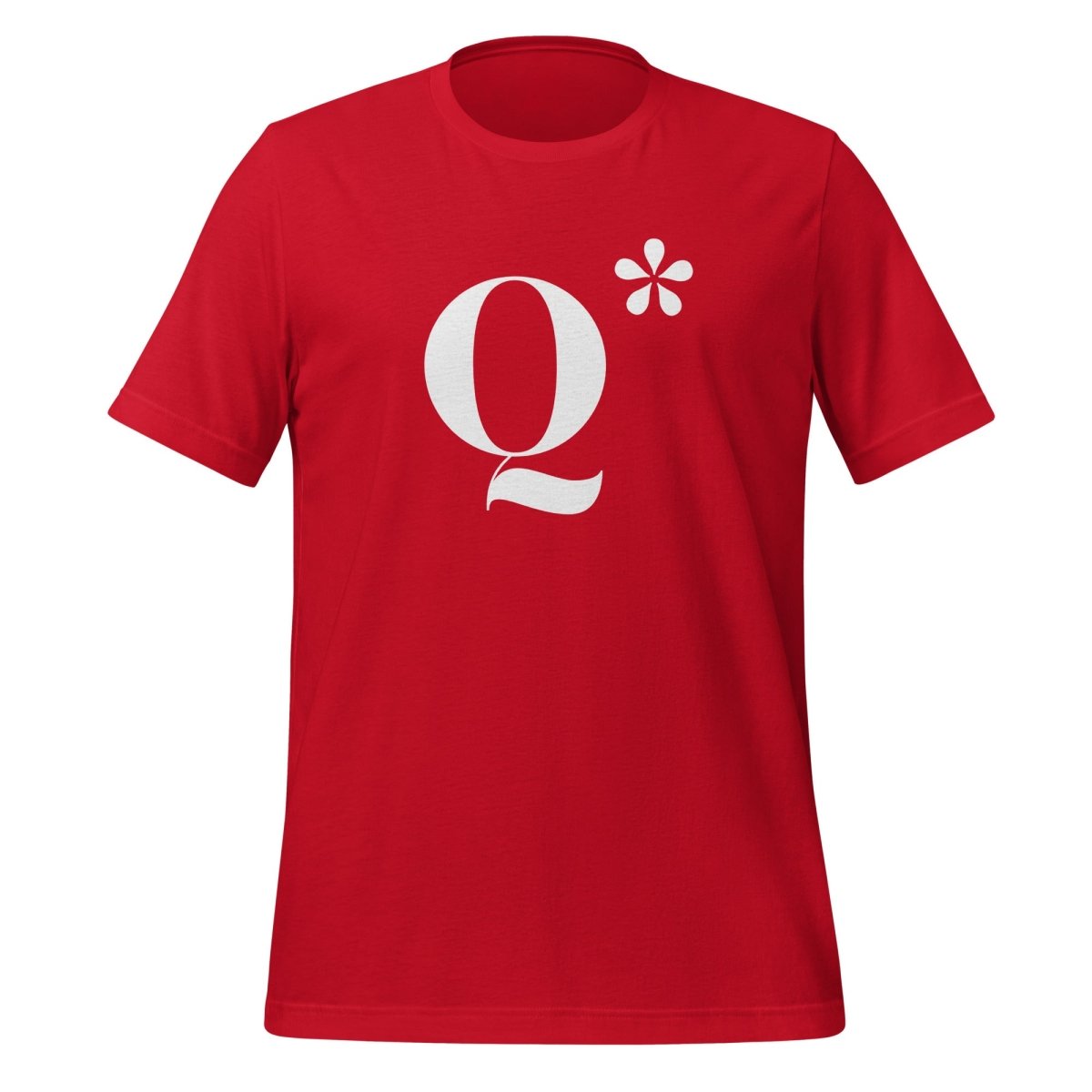 Q* (Q - Star) T-Shirt 3 (unisex) - Red - AI Store