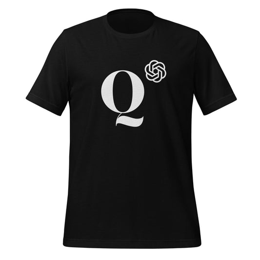 Q* (Q - Star) T-Shirt 5 (unisex) - Black - AI Store