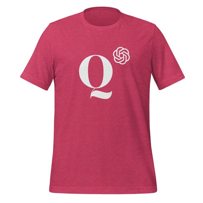 Q* (Q - Star) T - Shirt 5 (unisex) - Heather Raspberry - AI Store
