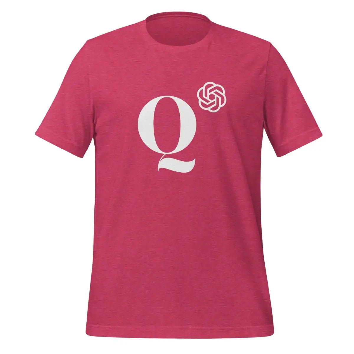 Q* (Q-Star) T-Shirt 5 (unisex) - Heather Raspberry / M