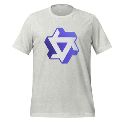 Qwen White Icon T - Shirt (unisex) - Ash - AI Store