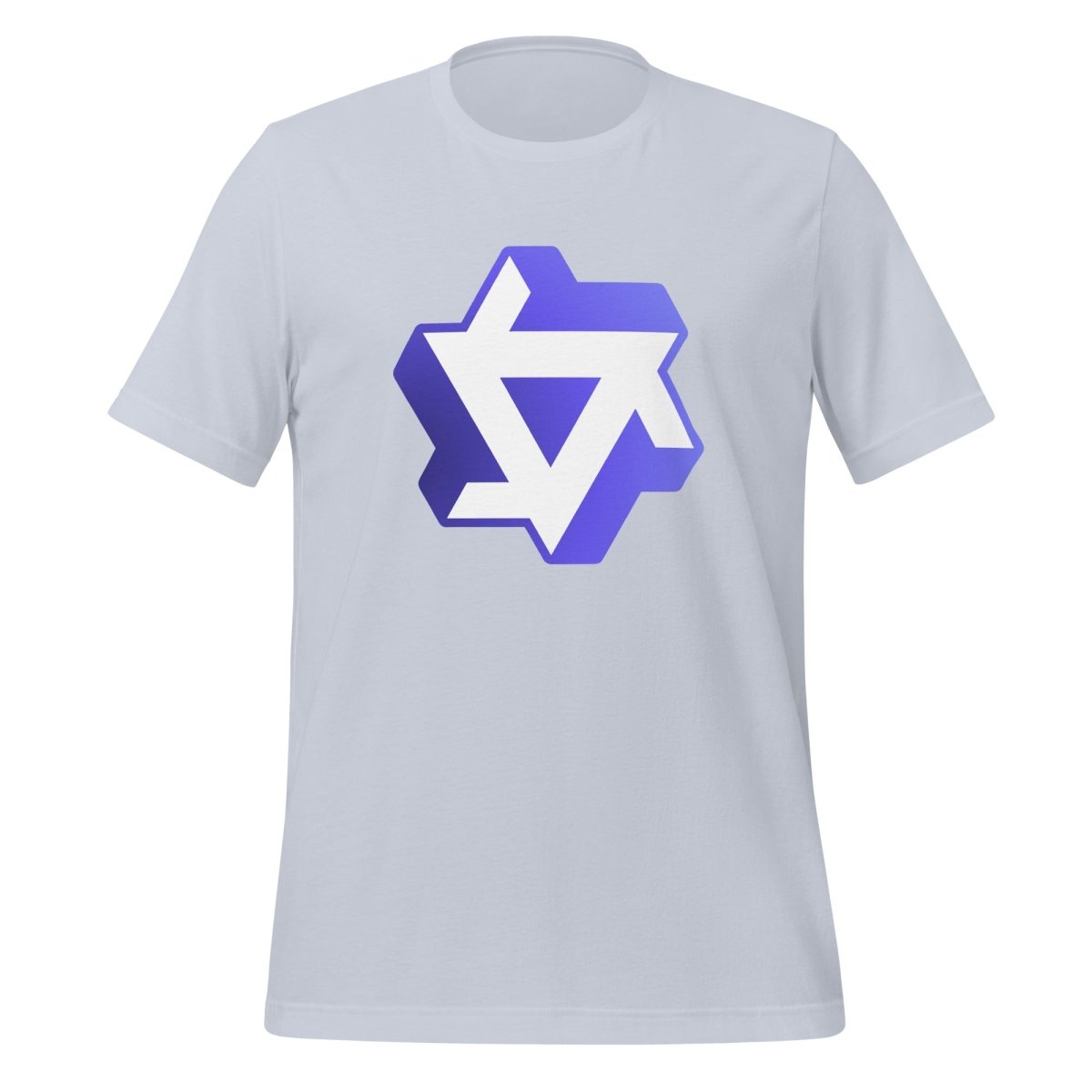 Qwen White Icon T - Shirt (unisex) - Light Blue - AI Store