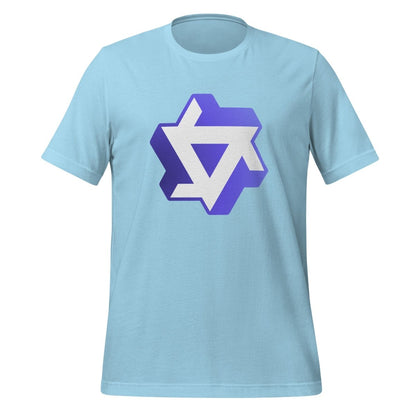 Qwen White Icon T - Shirt (unisex) - Ocean Blue - AI Store