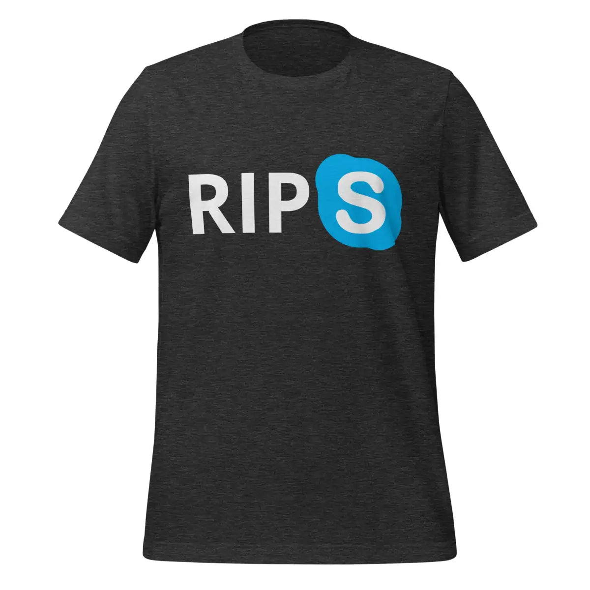 R.I.P. Skype T-Shirt (unisex) - Dark Grey Heather / XS