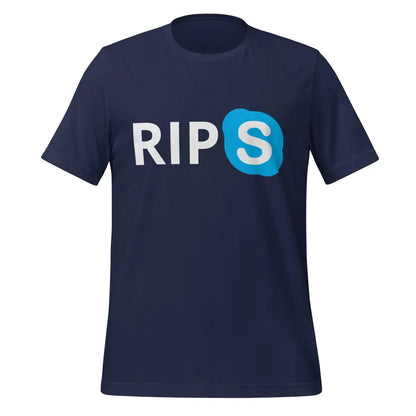 R.I.P. Skype T-Shirt (unisex) - Navy / XS