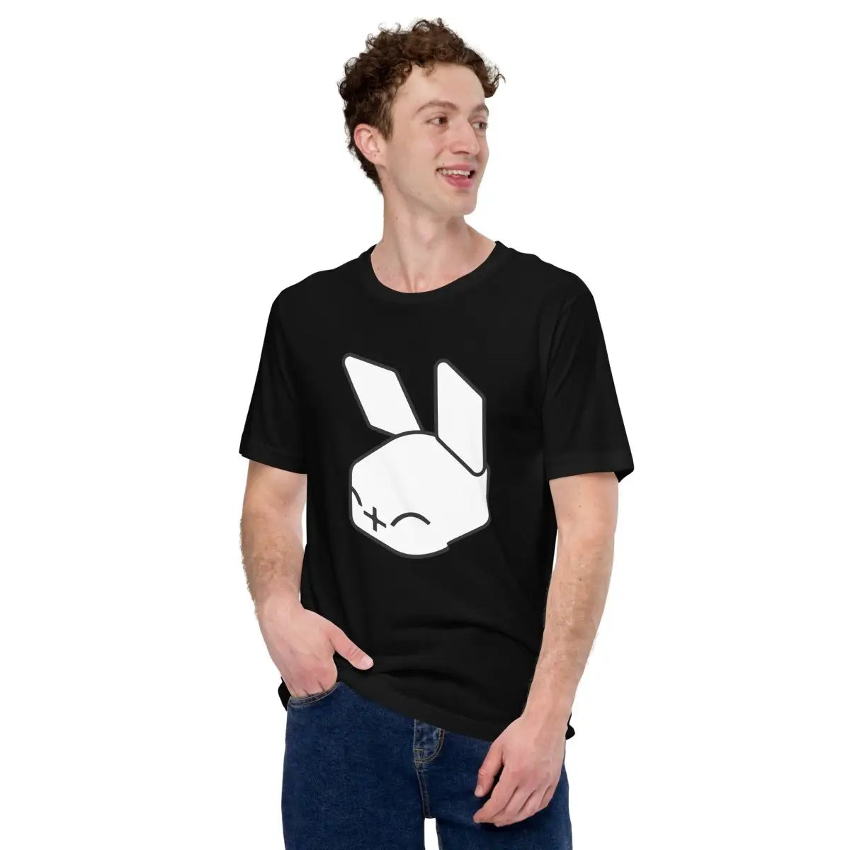 rabbit White Icon T-Shirt (unisex)