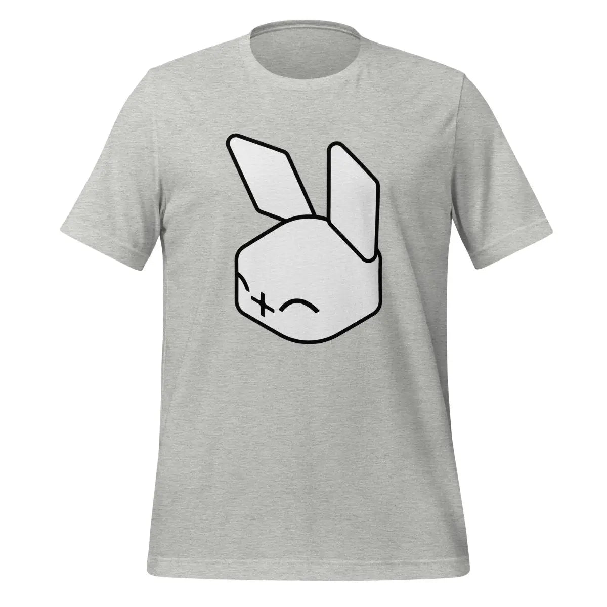 rabbit White Icon T-Shirt (unisex) - Athletic Heather / M