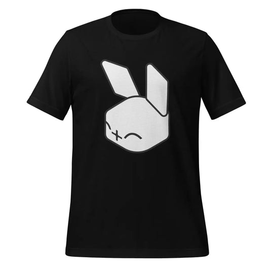 rabbit White Icon T-Shirt (unisex) - Black / M