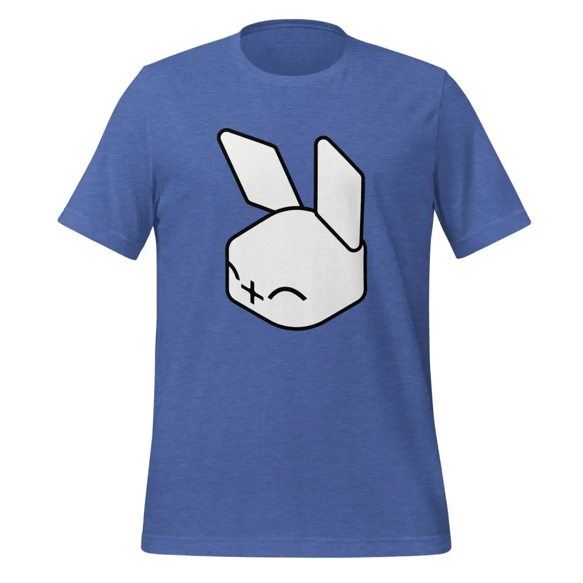 rabbit White Icon T-Shirt (unisex) - Heather True Royal / M