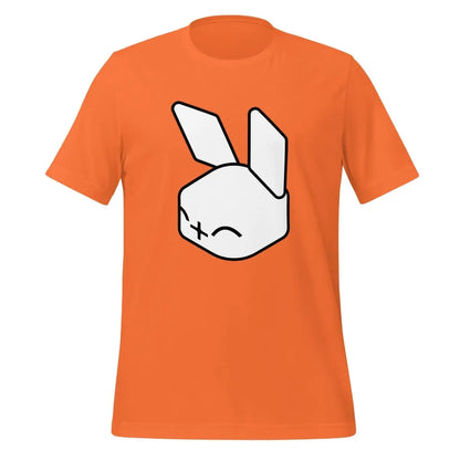 rabbit White Icon T-Shirt (unisex) - Orange / M