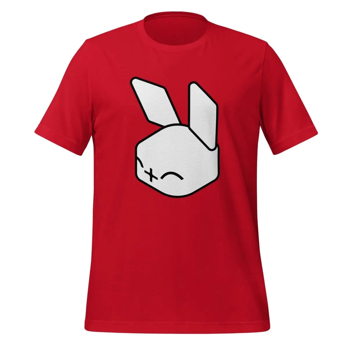 rabbit White Icon T-Shirt (unisex) - Red / M