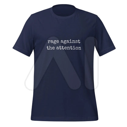 rage against the attention T-Shirt (unisex) - Navy / M