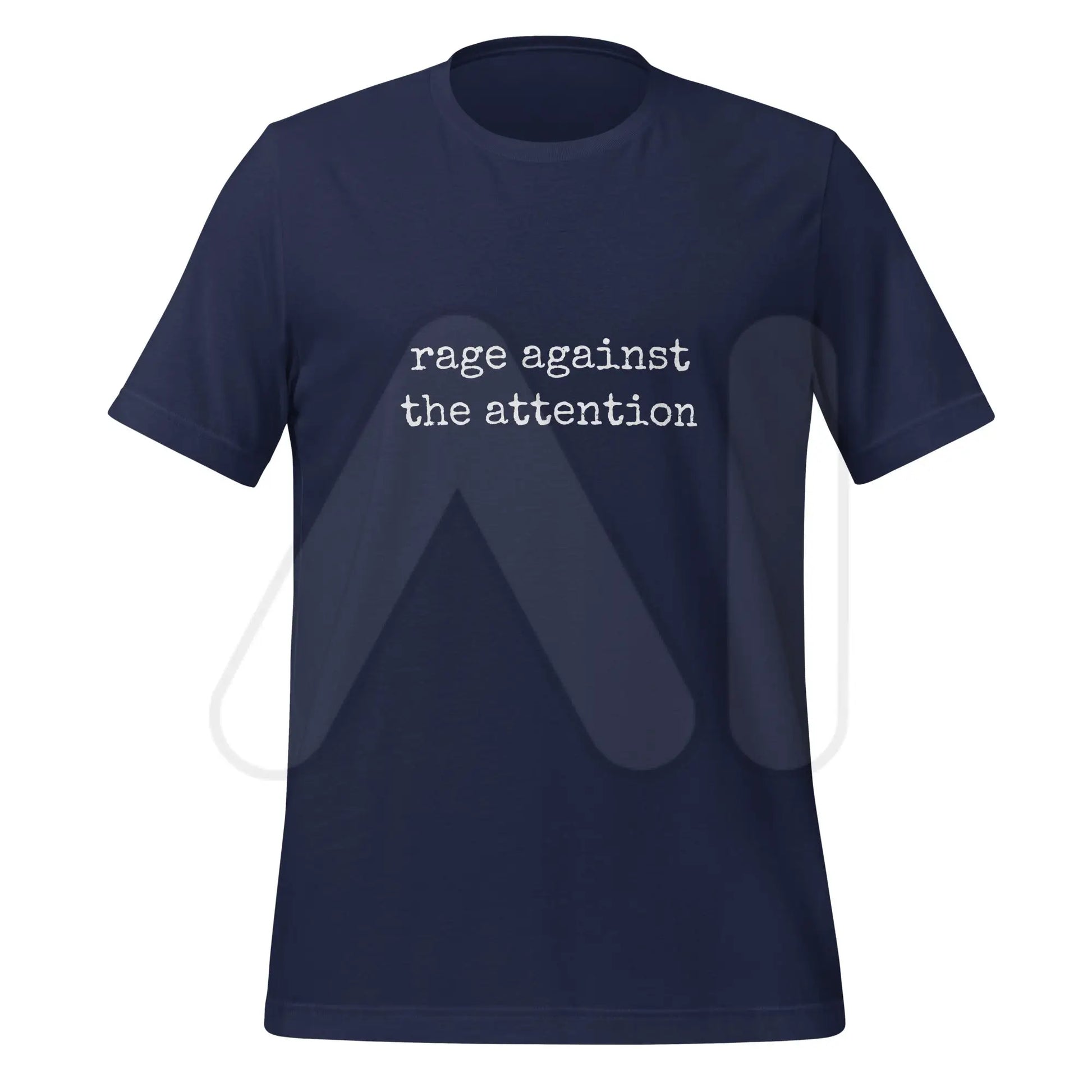 rage against the attention T-Shirt (unisex) - Navy / XS