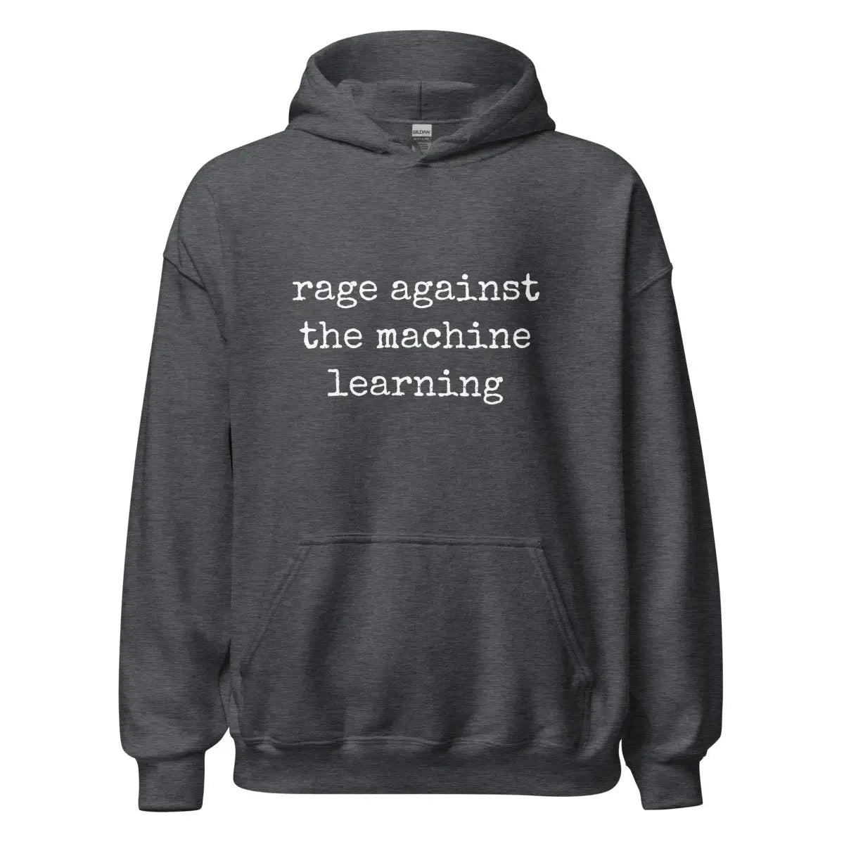 rage against the machine learning Hoodie (unisex) - Dark Heather / M