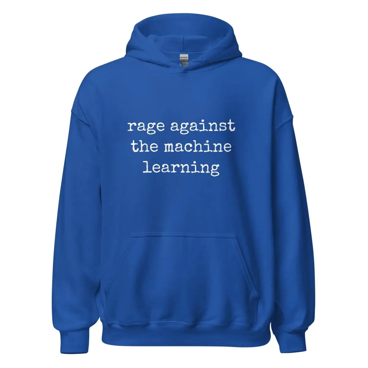 rage against the machine learning Hoodie (unisex) - Royal / M