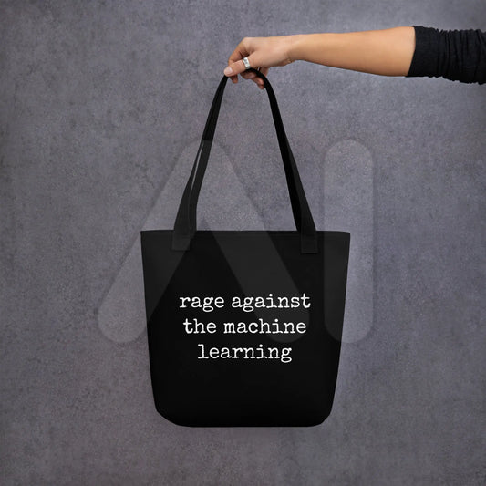 rage against the machine learning Tote Bag