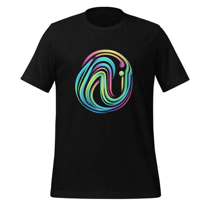 Rainbow AI Swirl T-Shirt (unisex) - Black / M