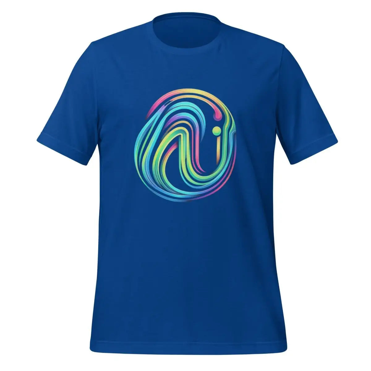 Rainbow AI Swirl T-Shirt (unisex) - True Royal / M