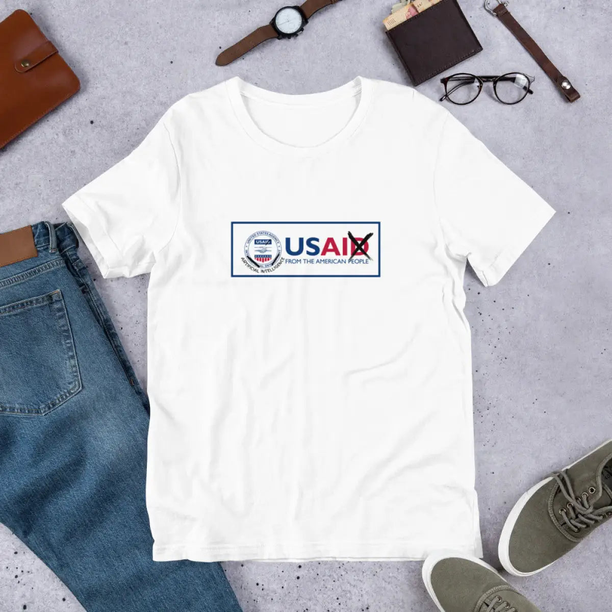 The Rebranding Usaid to Usai T-shirt (unisex).