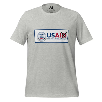 Rebranding USAID to USAI T-Shirt (unisex) - Athletic Heather / M