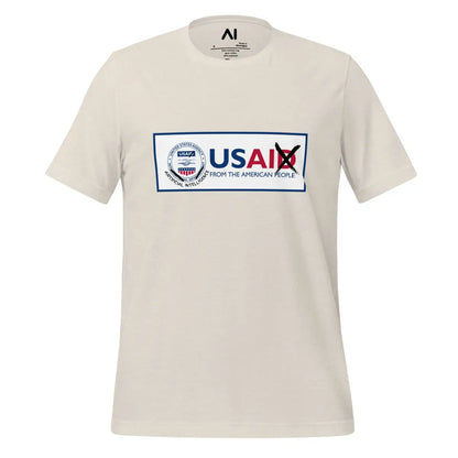 Rebranding USAID to USAI T-Shirt (unisex) - Heather Dust / M