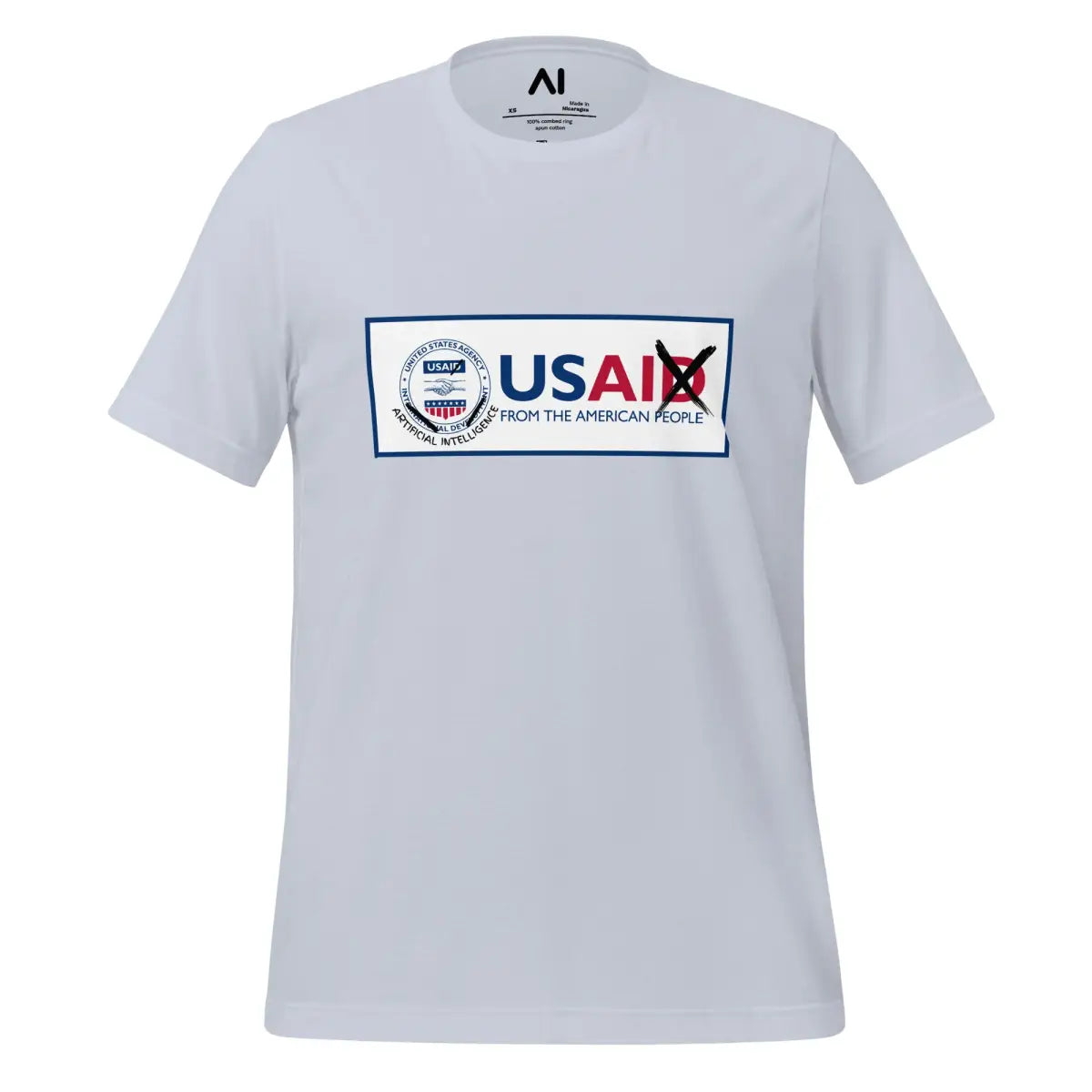 Rebranding USAID to USAI T-Shirt (unisex) - Light Blue / M