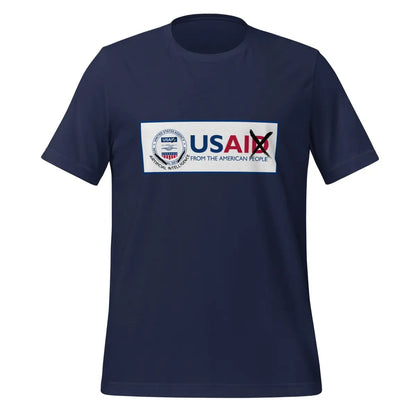 The Rebranding Usaid to Usai T-shirt (unisex) Navy / m.