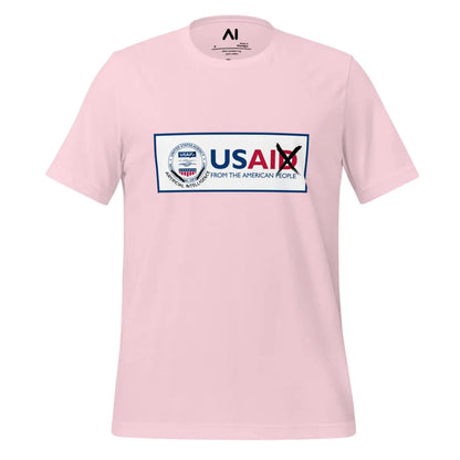 Rebranding USAID to USAI T-Shirt (unisex) - Soft Pink / M